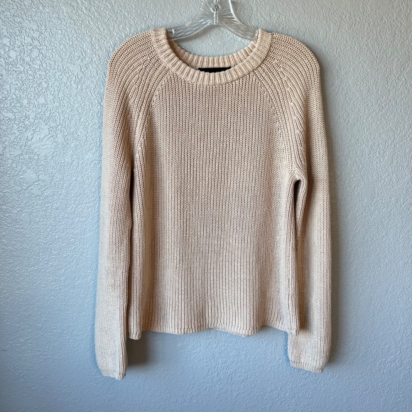 Jenni Kayne Ribbed Cotton Fisherman’s Crew Neck Sweater - Picture 4 of 12